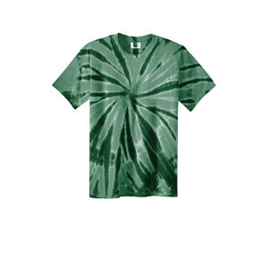 เสื้อยืดลายมัดย้อมแบบลำลองสำหรับผู้ชายผ้าฝ้ายโอเวอร์ไซส์สไตล์วินเทจ - Product Image 4