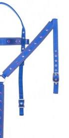 อุปกรณ์เสริมเพื่อความปลอดภัยสำหรับการขี่ม้าอานหนังวัวตะวันตกสีฟ้าคุณภาพสูง - Product Image 4