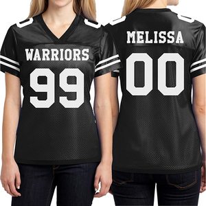 Maillot de football personnalisable respirant à séchage rapide 100% polyester pour homme/femme, logo personnalisé, nom et numéro d'équipe personnalisés, plus - Product Image 3