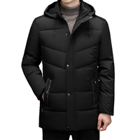 Veste d'hiver pour homme personnalisée en vente chaude, imperméable, coupe-vent, rembourrée, à capuche, mode de rue, vêtements d'extérieur, manteau élégant