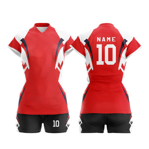 Professional <b>volleyball</b> uniform jersey shorts <b>set</b> eco polyester fabric designed for durability and comfort in sports matches - Product Image 2