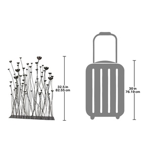 Plantas Decorativas de Metal con Base, Escultura, Ideas de Decoración para el Hogar, Artesanías, Objeto Decorativo para Mesa de Salón - Product Image 1