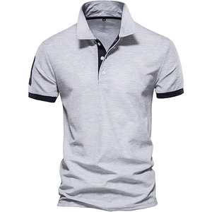 เสื้อโปโลอเนกประสงค์มีซิปสำหรับผู้ชาย, เสื้อยืดคอวีอเนกประสงค์สำหรับใส่เล่นกอล์ฟหรือเที่ยวกลางคืน - Product Image 2