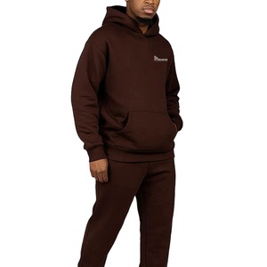 OEM Oversized Tracksuit Set Men Women Hoodie and Sweatpants Soft Fabric Casual Sportswear Breathable Quick-Dry Supplier - Product Image 1