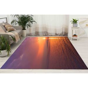 Alfombra Estampada con Vista al Mar, Regalo Perfecto para el Hogar, Diseño de Atardecer, Alfombra de Chenilla - Product Image 4