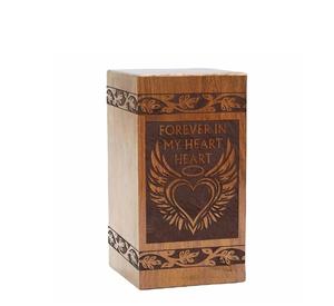 Loving Memory Funeral Urn Personalized Engraved Wooden Keepsake <b>Box</b> <b>Floral</b> Cremation Urn for Adults Pet Memorial Keepsake <b>Box</b> - Product Image 5