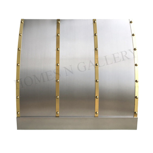Hotte murale traditionnelle personnalisée au design optimal, hotte murale en acier inoxydable faite à la main et attrayante - Product Image 1