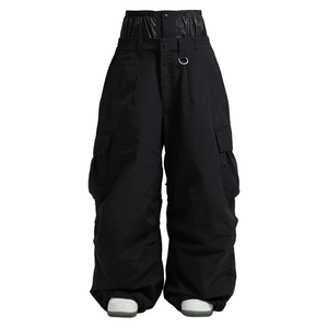 Pantalones de esquí holgados para hombre, pantalones de nieve para snowboard al aire libre, impermeables, cálidos, con cremallera, transpirables, a prueba de viento, cintura suelta de gran tamaño - Product Image 6