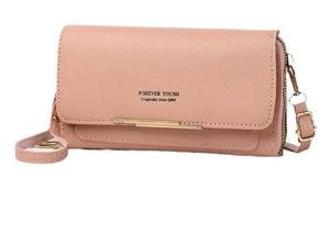 Monedero de doble capa de gran capacidad de estilo coreano para mujer, bolso de hombro/bolso cruzado multifuncional - Product Image 3