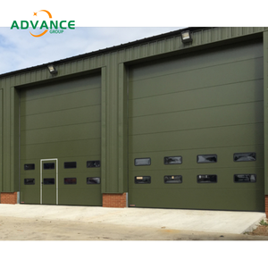 <span class=keywords><strong>Porte</strong></span> sectionnelle en acier galvanisé ignifuge avec petite <span class=keywords><strong>porte</strong></span> pour usine de fabrication stockage d'atelier <span class=keywords><strong>porte</strong></span> industrielle durable - Product Image 5