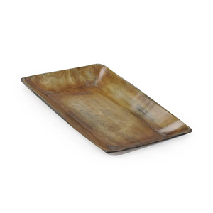 Bandeja de té con incrustaciones de cuerno de búhos, tamaño personalizado, Regalo Seguro para comida, cuerno natural, gran oferta - Product Image 2