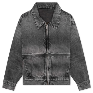 Mosaic Impex 2025, gran oferta, chaqueta vaquera hecha a medida para hombre, chaqueta vaquera lisa de invierno azul de algodón con cremallera para hombre de talla grande - Product Image 1