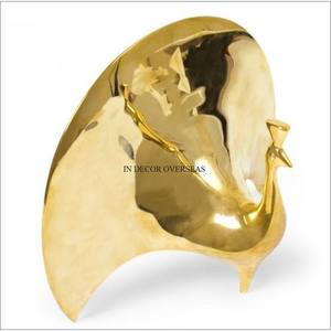 Unique Shape <b>Heavy</b> <b>Duty</b> Metal Gold Plated Bowl With Intricate Detailing & Durable Construction For Long Use In Impressive Price - Product Image 5