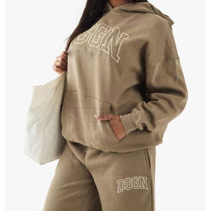 Fashionable <b>Embroidery</b> Tracksuit Two-Piece <b>Set</b> with Rich Detail and Style Elegant <b>Embroidery</b> Tracksuit - Product Image 5