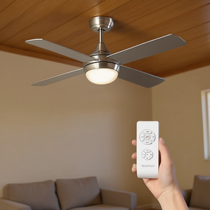 Ventilador de techo LED Nickel de 110 cm con luz - Product Image 3