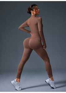 ชุดจั๊มสูทโยคะชิ้นเดียวสำหรับผู้หญิงชุดออกกำลังกายเล่นฟิตเนสโยคะใหม่ - Product Image 2