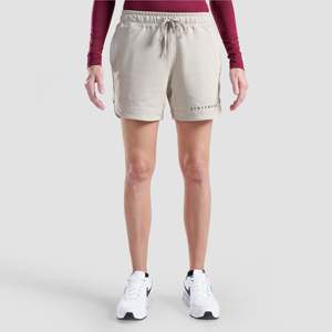 Shorts décontractés beiges Meld en tissu éponge respirant avec décoration de sequins, taille XS, logo personnalisable, design tendance - Product Image 1