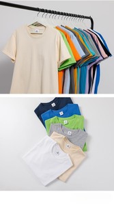 Haute qualité 100% coton 250gsm 19 couleurs hommes femmes unisexe personnalisé blanc décontracté hommes poids lourd surdimensionné T-shirt pour hommes - Product Image 2