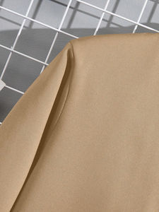 Venta al por mayor de chaqueta de ropa deportiva de color sólido con logotipo personalizado Otoño Casual Slim chaqueta de bombardero de los hombres en blanco - Product Image 6