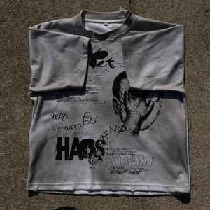 Camisetas de Alta Calidad, Nuevo Diseño Personalizado, 100% Algodón/Poliéster, Tallas Grandes, Estilo Urbano, Logotipo Personalizado, Transpirables, de Secado Rápido - Product Image 1