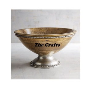 Polished Iron Metal Gold Color <b>Chocolate</b> Bowl Stand Customized Size Shape <b>Wedding</b> Classic Kitchenware Serving Bowl Best Prices - Product Image 2