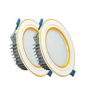 Downlights LED minimalistes modernes avec bordure dorée en aluminium moulé IP20 Cob Chip Vietnam Fabricant-Bon prix réglable fixe - Product Image 5