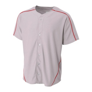 Camiseta de béisbol con botones para niños, camisetas de manga corta para jóvenes activos, camiseta de uniforme, fabricación de alta calidad - Product Image 6