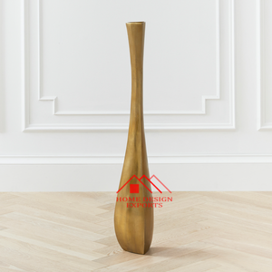 Vase Trompette Doré pour Décoration de Mariage, Vaisselle en Aluminium de Haute Qualité, Pots à Fleurs, Jardinière, Best Seller - Product Image 1