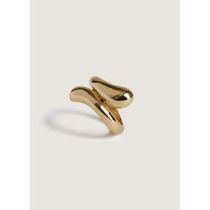 Anillo Envolvente Estilo Vintage Chapado en Oro de 18K con Incrustaciones de Piedras Preciosas Geométricas, Regalo para Niños - Product Image 3