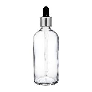 Round Empty Glass Bottle Glass Dropper Silver Ring Silicon <b>Reed</b> <b>Diffuser</b> <b>Oils</b> Black Teat Refillable Leak Proof For Essential - Product Image 1