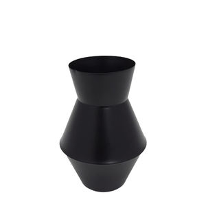 Look vintage nouveau Design fer fleur Vase couleur noire maison décorative pour la maison décorative à la main - Product Image 4