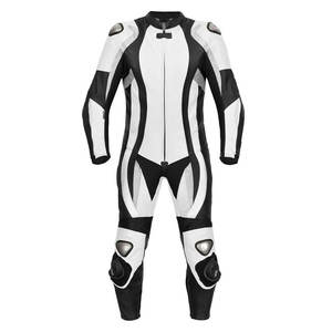 Combinaison de moto en cuir de conception avancée, tenue de protection pour la conduite, armure de moto robuste pour la conduite sur route et sur piste - Product Image 1