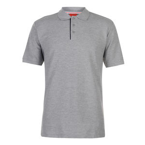 Tendance Logo brodé personnalisé 100% coton tricoté hommes Golf affaires uniforme couleur unie séchage rapide pour chemise - Product Image 3