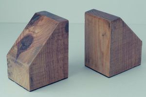 Modern Elegant Maple Bookends -Smooth Wooden Support <b>for</b> <b>Books</b> - Product Image 3