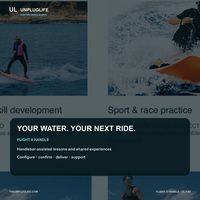 UNPLUGLIFE FLIGHT 8 HANDLE E Foil Planche de surf électrique hydrofoil pour le surf aquatique avec guidon