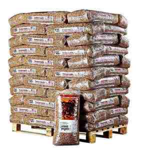 Pellets de madera de pino en forma de trozos, alto valor calorífico (>4700kcal/kg), para estufas de pellets, calderas de pellets, barbacoas, ecológicos, ceniza 3.9% - Product Image 2