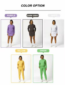 Sudaderas con capucha personalizadas de nuevo diseño, Sudadera con capucha de lana, trajes informales holgados, jersey de entrenamiento atlético, Sudadera con capucha para mujer - Product Image 6