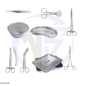 New Arrival cơ bản nhỏ phẫu thuật Kit Set của 13 cái dụng cụ phẫu thuật mayo mổ xẻ kéo crile <span class=keywords><strong>forceps</strong></span> Hộp y tế - Product Image 3