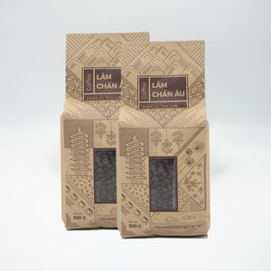 Bolsa 500g Arábica granos de café tostados OEM/ODM servicio uso con agua hirviendo fácil de usar embalaje en caja hecho en Vietnam - Product Image 5