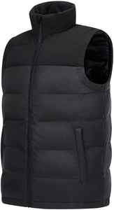 Gilet matelassé pour homme OEM, doublure en polaire chaude d'hiver, col montant, fermeture éclair intégrale, sans manches, respirant, gilet matelassé de haute qualité - Product Image 3