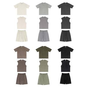 <span class=keywords><strong>Pantaloncini</strong></span> Unisex retrò Interlock termico luminoso distrutto stampante fluorescente tubolari Design cina magliette - Product Image 1