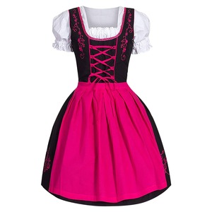 Vestido Dirndl Maxi Oktoberfest para Mujer, Marca Privada, Color Sólido, Estilo Y2K, Prendas Bávaras de la Mejor Calidad - Product Image 3