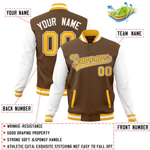 <b>Varsity</b> <b>Jacket</b> OEM Custom Design Letterman <b>Jacket</b> Baseball Lather Streetwear Coat <b>Varsity</b> <b>Bomber</b> <b>Jacket</b> for <b>Men</b> Breathable - Product Image 6