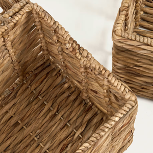 Coffre de rangement en jacinthe d'eau écologique en gros, panier à jouets pour enfants, tissé à la main au Vietnam, prix avantageux - Product Image 3