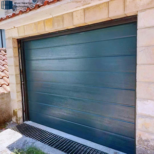 <span class=keywords><strong>Porte</strong></span> <span class=keywords><strong>de</strong></span> <span class=keywords><strong>garage</strong></span> sectionnelle en acier galvanisé texturé sur mesure, vente chaude, qualité professionnelle - Product Image 6