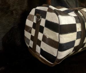 Sac en cuir véritable pleine fleur Sac de voyage multifonctionnel et léger sac de sport unisexe en cuir de vachette fantaisie prêt à expédier - Product Image 3