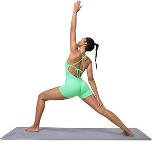 Traje de Baño Enterizo Verde Sólido para Mujer, con Tirantes Finos y Cintura Alta, de Secado Rápido, para Playa y Verano - Product Image 4