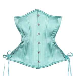 Haut corset désossé en satin pour femmes Bustier sans bretelles Fermeture à glissière Idéal pour les vêtements de soirée Clubwear et la mode de rue élégante - Product Image 6