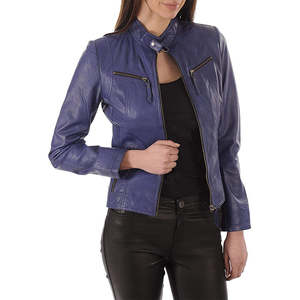 Precio competitivo Chaqueta de cuero de las mujeres mejor material transpirable cómodo chaquetas de cuero genuino en todos los colores tamaño y diseño - Product Image 1