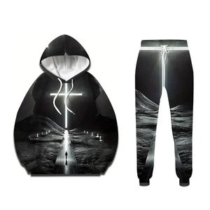 Evil IMP 3D สเวตเชิ้ตมีฮู้ด2ชิ้นพิมพ์ลายแนวสตรีทวินเทจสำหรับผู้ชายแนวสตรีทฤดูใบไม้ร่วง/ฤดูหนาว - Product Image 6